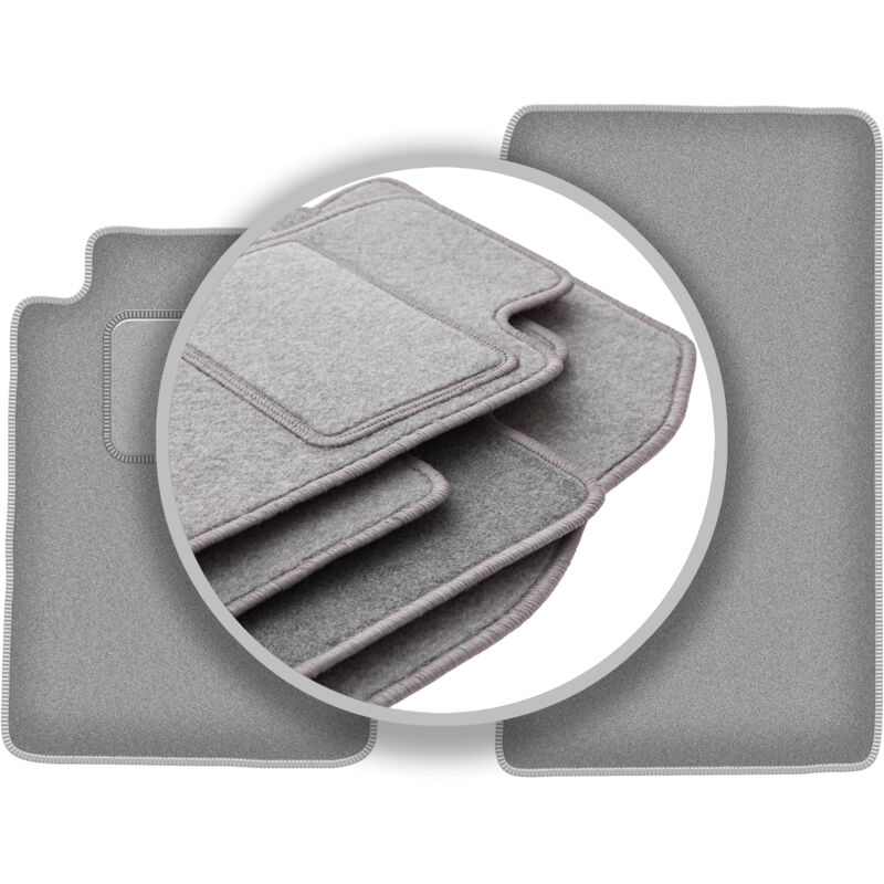 foto del prodotto tappetini auto grigi per mercedes slk r170 cabrio 1996 2004 