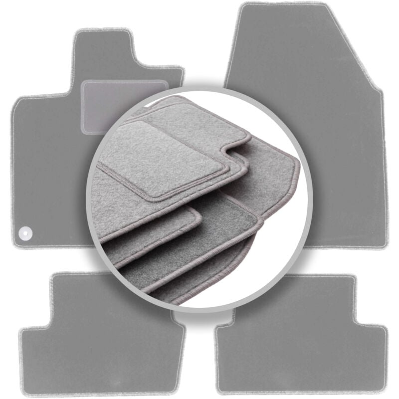 foto del prodotto tappetini auto grigi per nissan qashqai i j10 crossover 2006 2013 