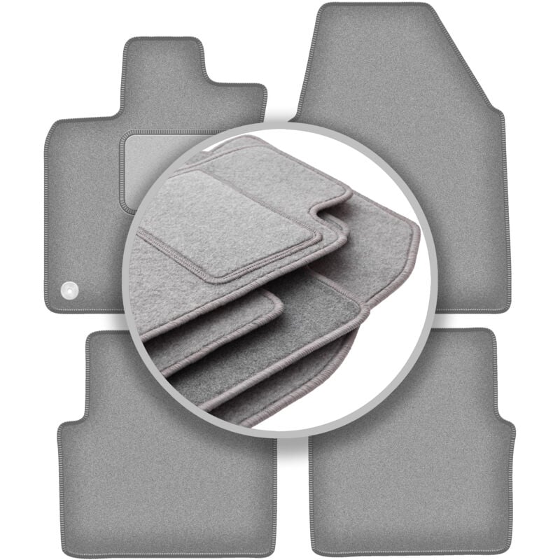 foto del prodotto tappetini auto grigi per nissan qashqai i j10 largo crossover 2007 2013 