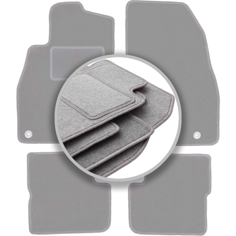foto del prodotto tappetini auto grigi per opel corsa d hatchback 2006 2015 