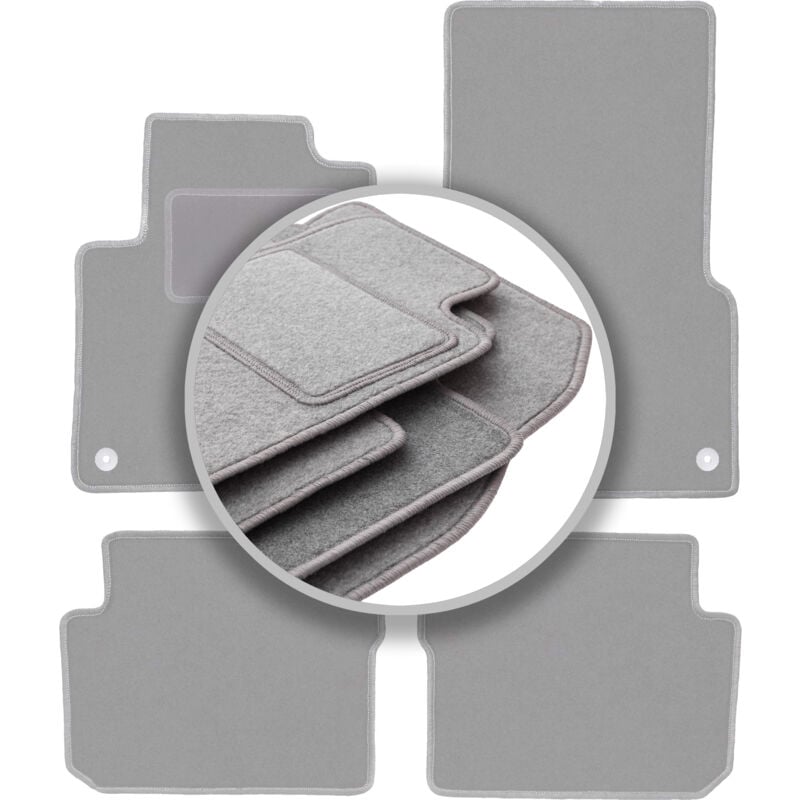 immagine 0 del prodotto tappetini auto grigi per smart forfour i hatchback 2004 2007 