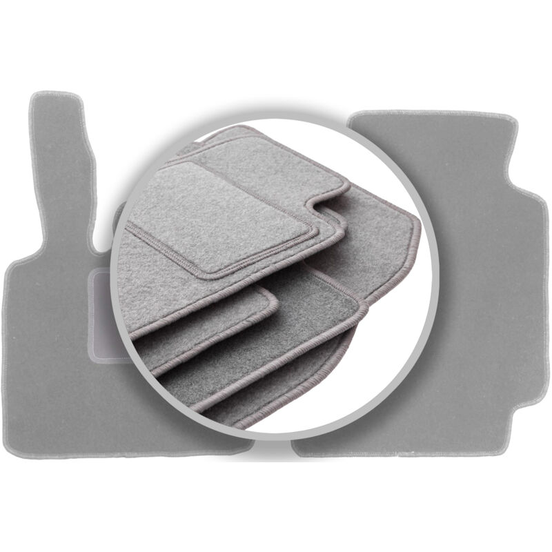 foto del prodotto tappetini auto grigi per smart fortwo i con zampa 1998 2007 