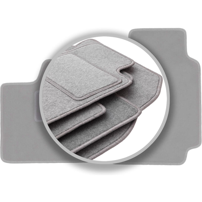 foto del prodotto tappetini auto grigi per smart fortwo i hatchback 1998 2007 