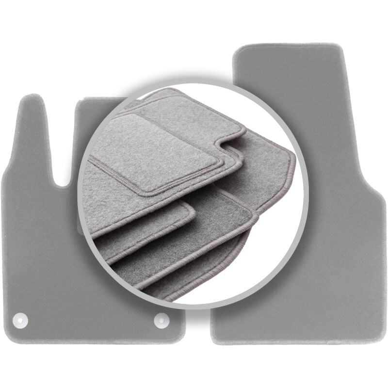 foto del prodotto tappetini auto grigi per smart fortwo iii hatchback 2014 2020 