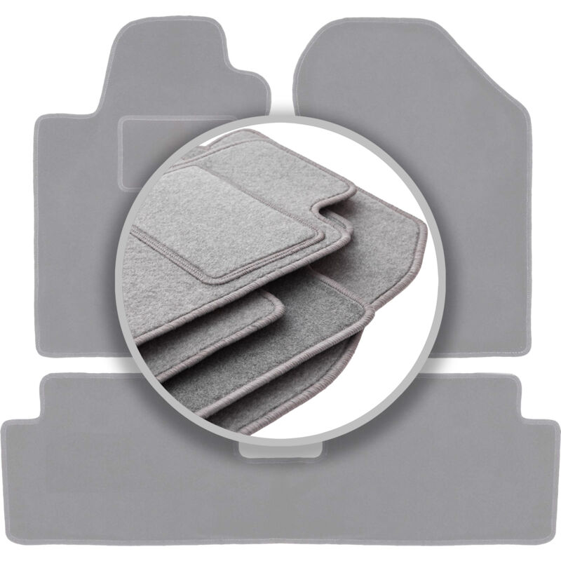 foto del prodotto tappetini auto grigi per toyota corolla verso ii minivan 2004 2009 
