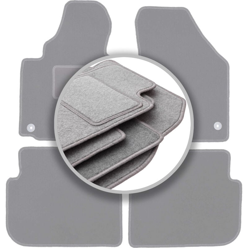 foto del prodotto tappetini auto grigi per volkswagen touran i monovolume 2004 2010 