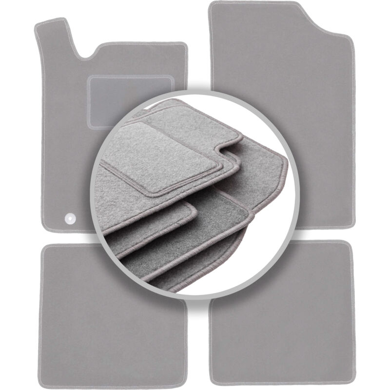 foto del prodotto tappetini auto grigio cenere per citroen xantia x1 x2 break, station wagon, liftback 1993 2001 