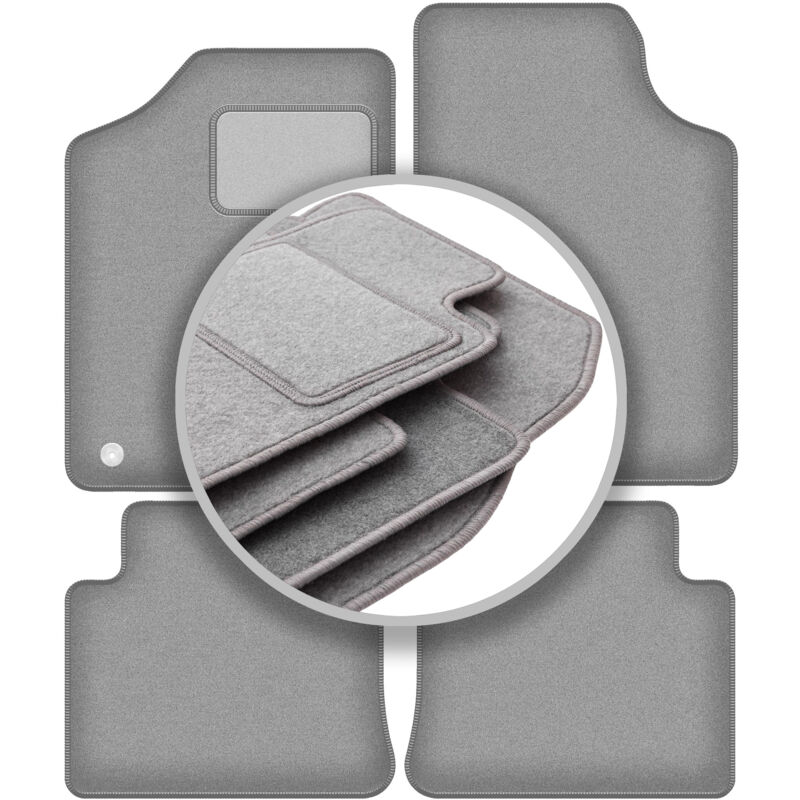 foto del prodotto tappetini auto grigio cenere per citroen zx hatchback 1991 1998 