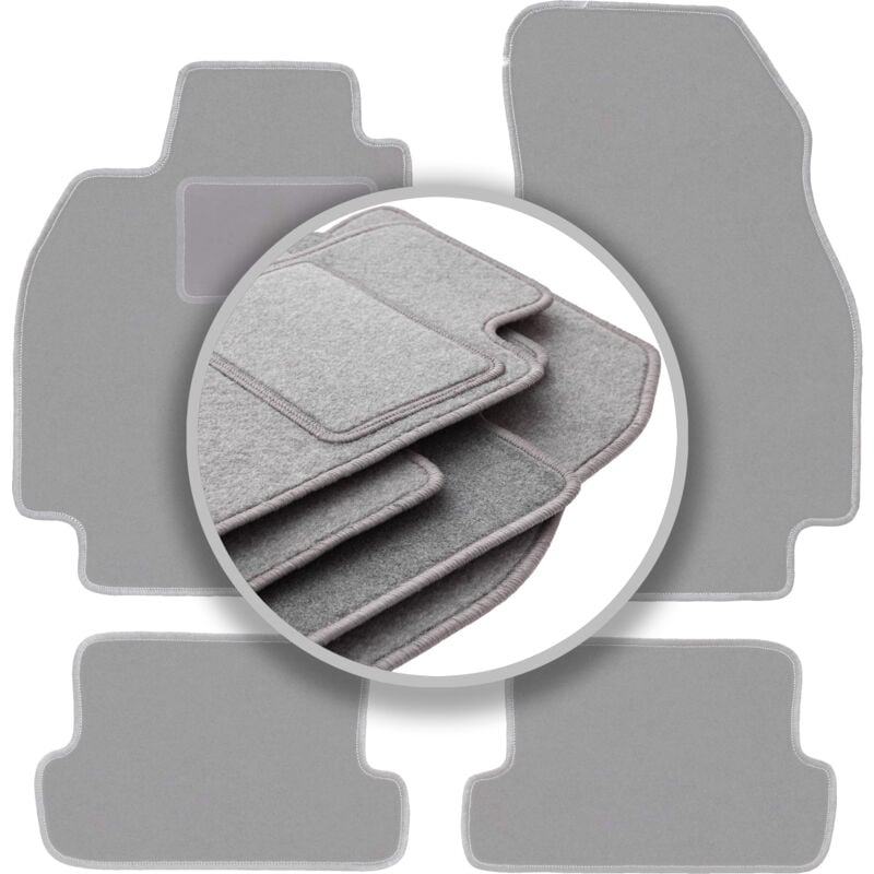foto del prodotto tappetini auto grigio cenere per renault megane ii cc coup , cabrio 2003 2010 