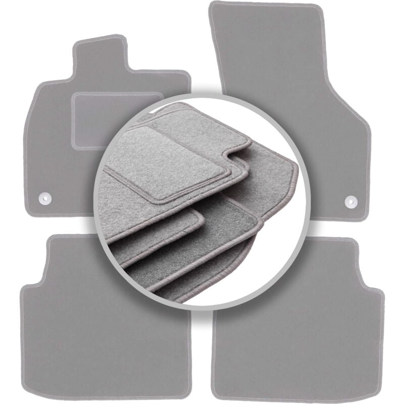 foto del prodotto tappetini auto grigio cenere per skoda superb iii station wagon, berlina 2015 2020 