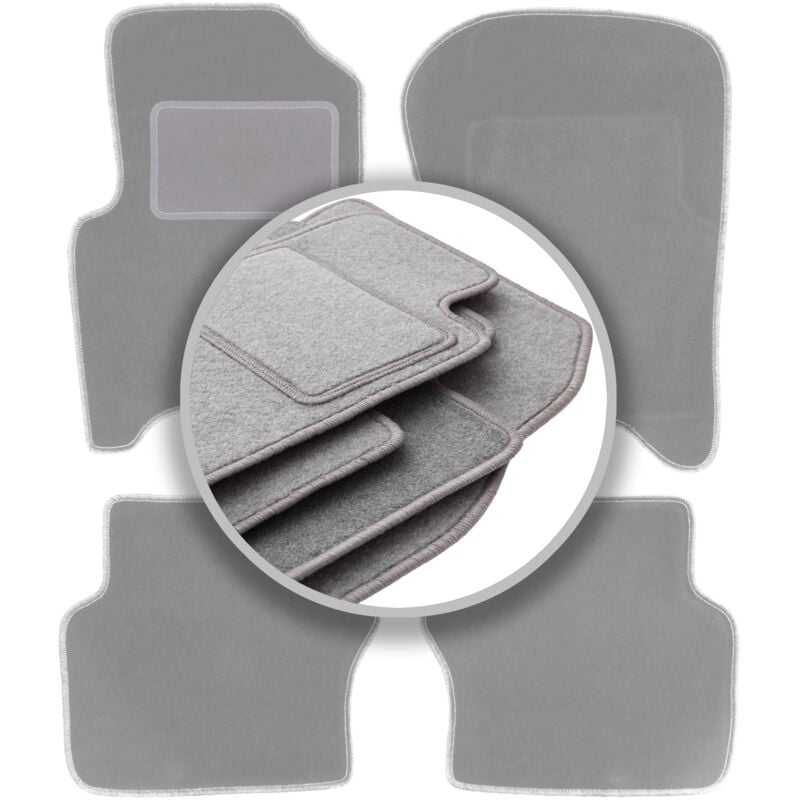foto del prodotto tappetini auto in grigio cenere per range rover sport i suv 2005 2012 