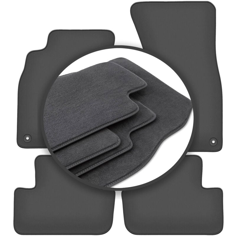 foto del prodotto tappetini auto premium per audi a4 b8 berlina, station wagon, avant, allroad 2007 2015 