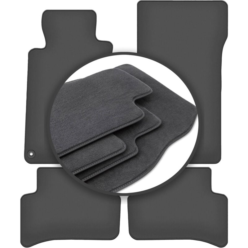 foto del prodotto tappetini auto premium per mercedes c w203 berlina, station wagon 2000 2008 