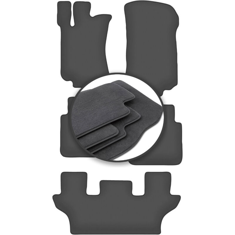 foto del prodotto tappetini auto premium per mercedes r251 v251 7 posti 2005 2013 