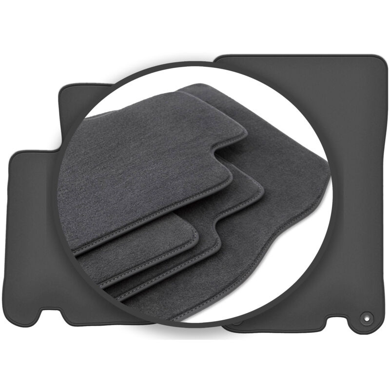 foto del prodotto tappetini auto premium per mercedes sl r230 roadster 2001 2011 