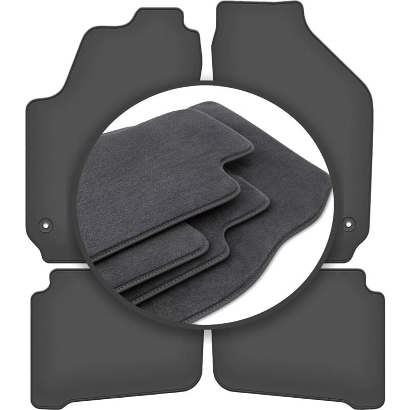 foto del prodotto tappetini auto premium per volkswagen polo iv 9n hatchback 2001 2009 