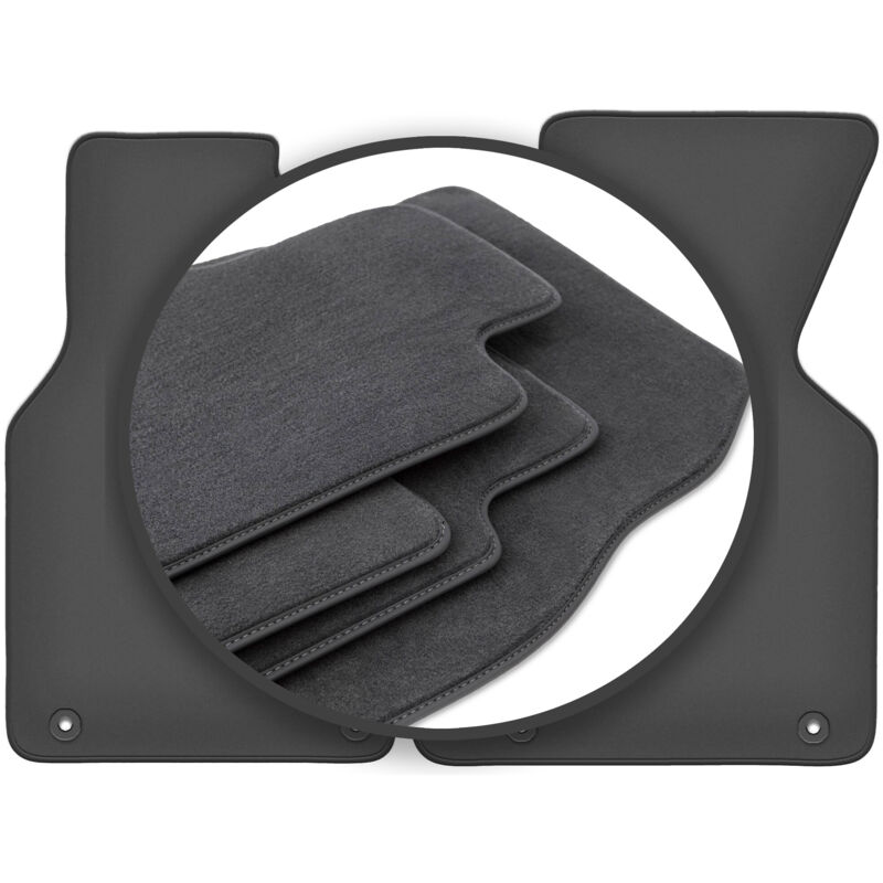 foto del prodotto tappetini auto premium per volkswagen transporter t4 multivan furgone per consegne 1993 2001 