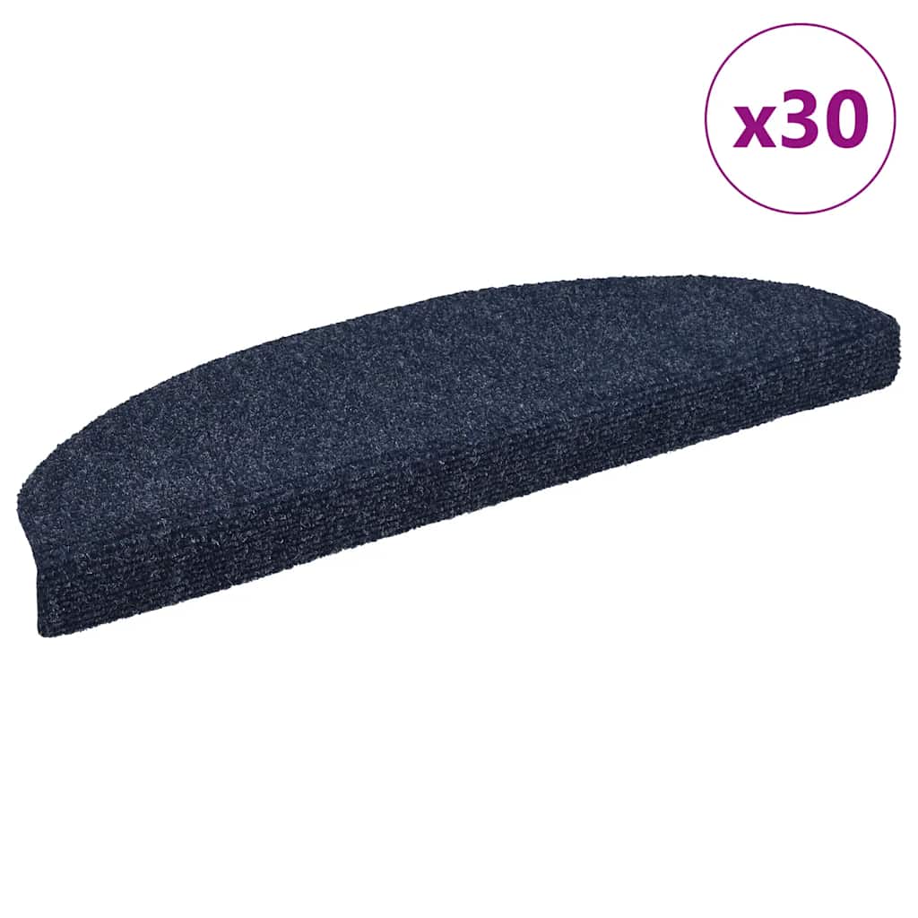 foto del prodotto tappetini autoadesivi per scale 30 pz blu 65x21x4 cm