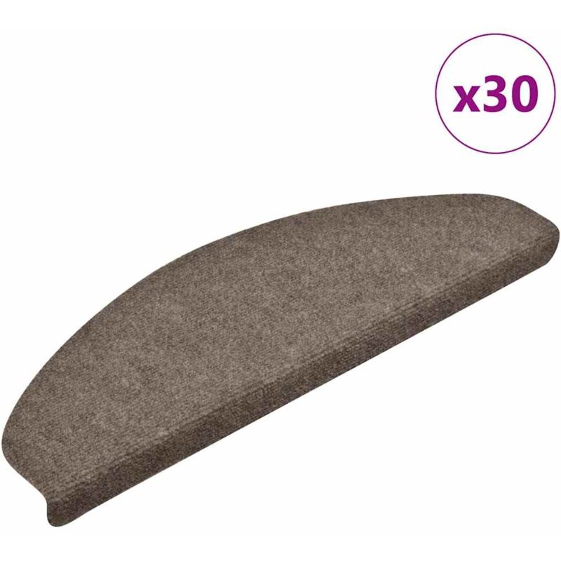 foto del prodotto tappetini autoadesivi per scale 30 pz crema 65x21x4 cm - vidaxl