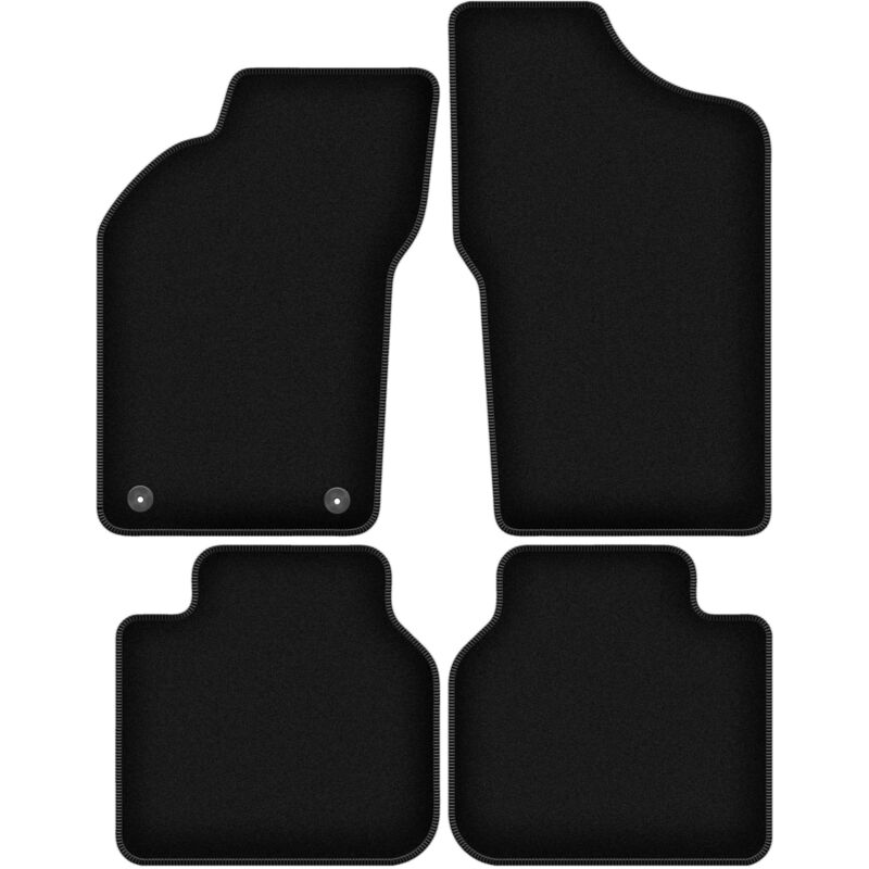 foto del prodotto tappetini basic in velluto nero per alfa romeo 155 berlina 1995 1999 