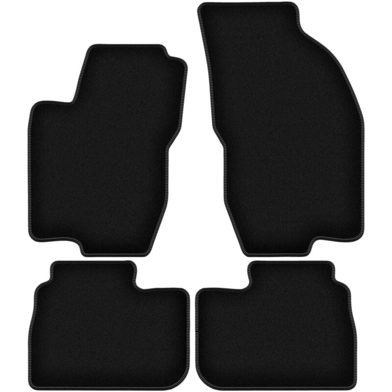 foto del prodotto tappetini basic in velluto nero per alfa romeo 156 berlina, station wagon, station wagon 2000 2006 