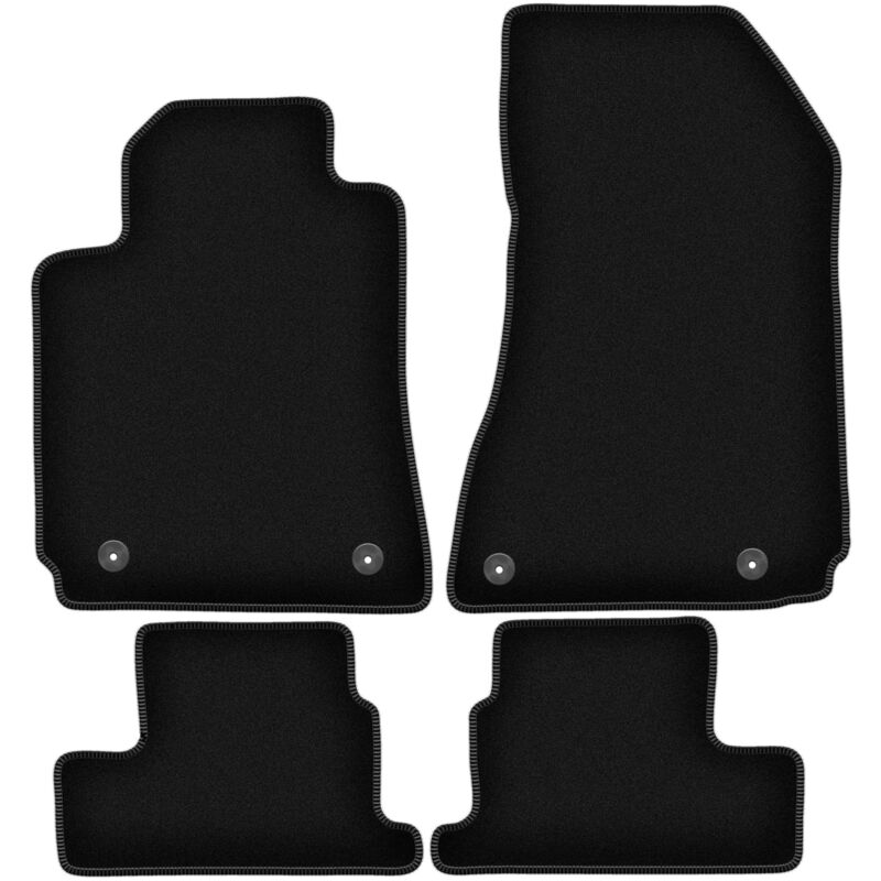 foto del prodotto tappetini basic in velluto nero per alfa romeo brera coup 2005 2010 