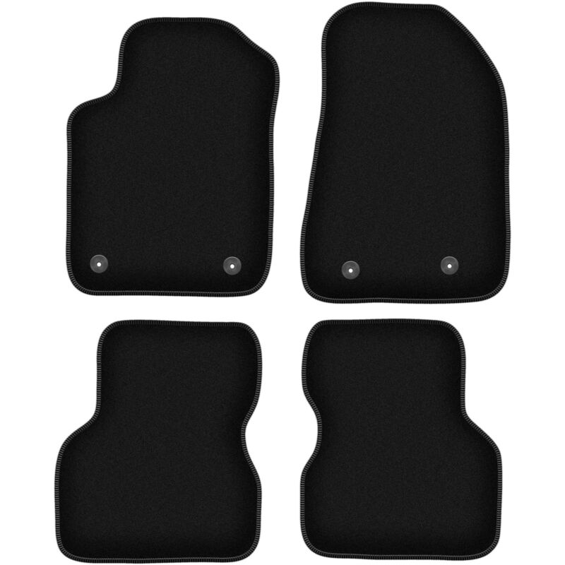 immagine 0 del prodotto tappetini basic in velluto nero per alfa romeo giulietta hatchback 2010 2020 