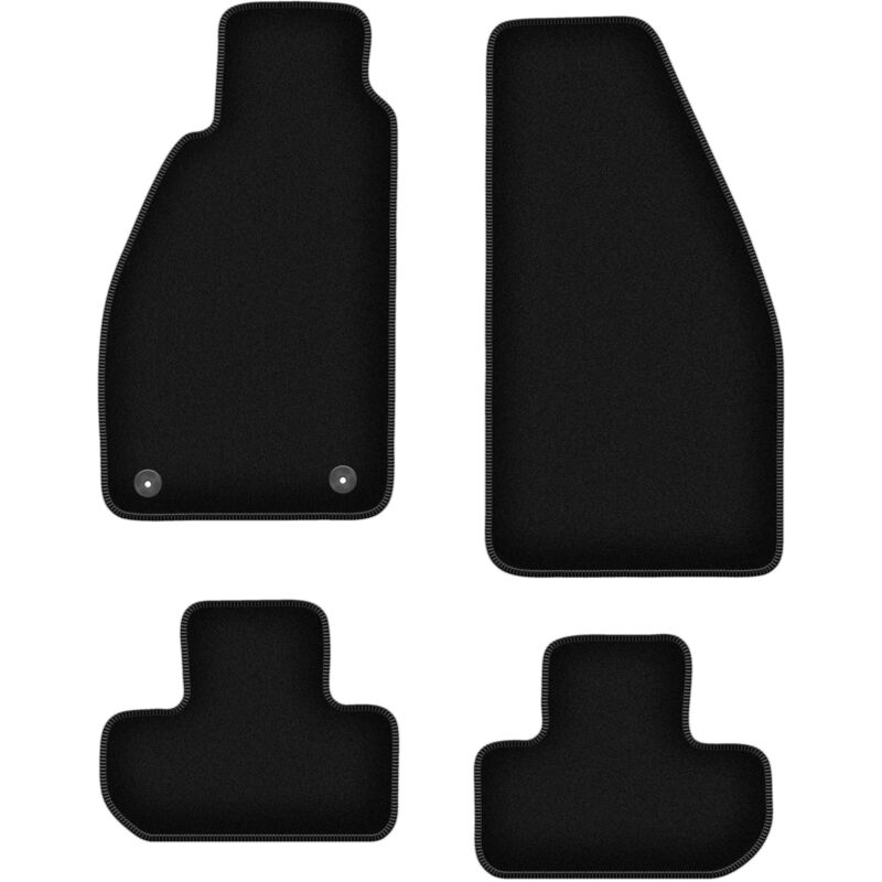 foto del prodotto tappetini basic in velluto nero per alfa romeo gtv coup , cabrio 1995 2005 