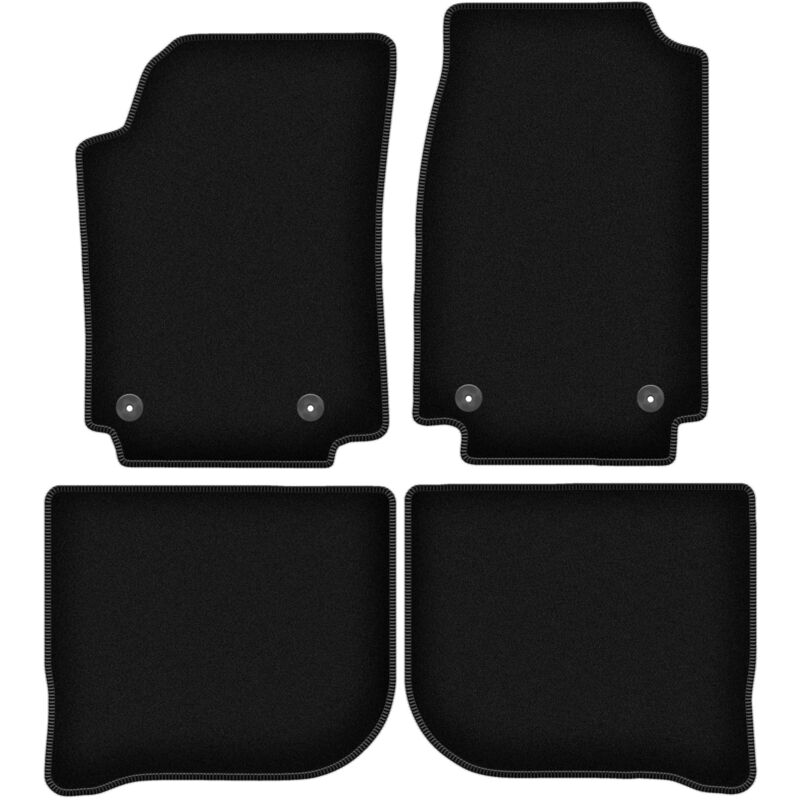 foto del prodotto tappetini basic in velluto nero per audi 100 c4 avant, station wagon, berlina 1991 1994 