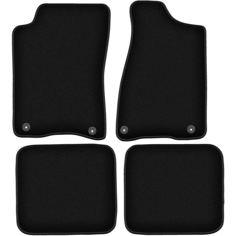 foto del prodotto tappetini basic in velluto nero per audi 80 b3 berlina 1986 1991 