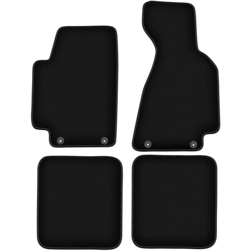 foto del prodotto tappetini basic in velluto nero per audi 80 b5 cabrio 1994 2000 