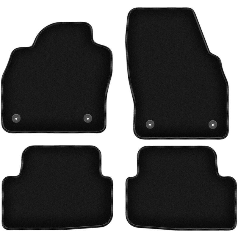 foto del prodotto tappetini basic in velluto nero per audi a1 ii gb hatchback 2018 
