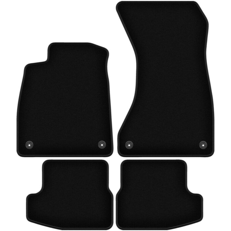 foto del prodotto tappetini basic in velluto nero per audi a5 f57 cabrio 2020 2022 