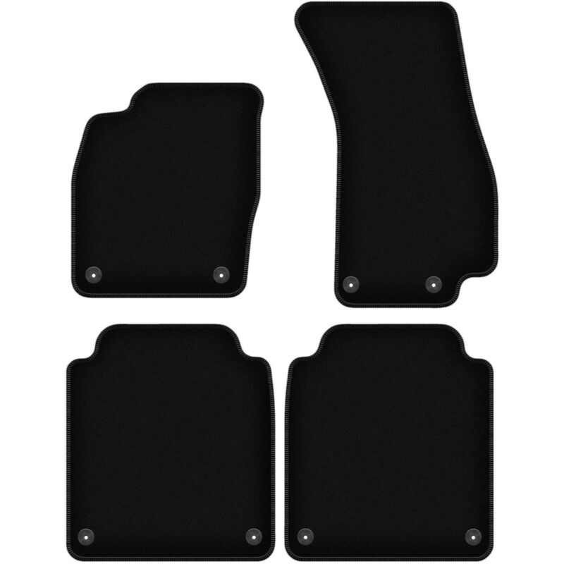 foto del prodotto tappetini basic in velluto nero per audi a8 d5 long 2017 2022 