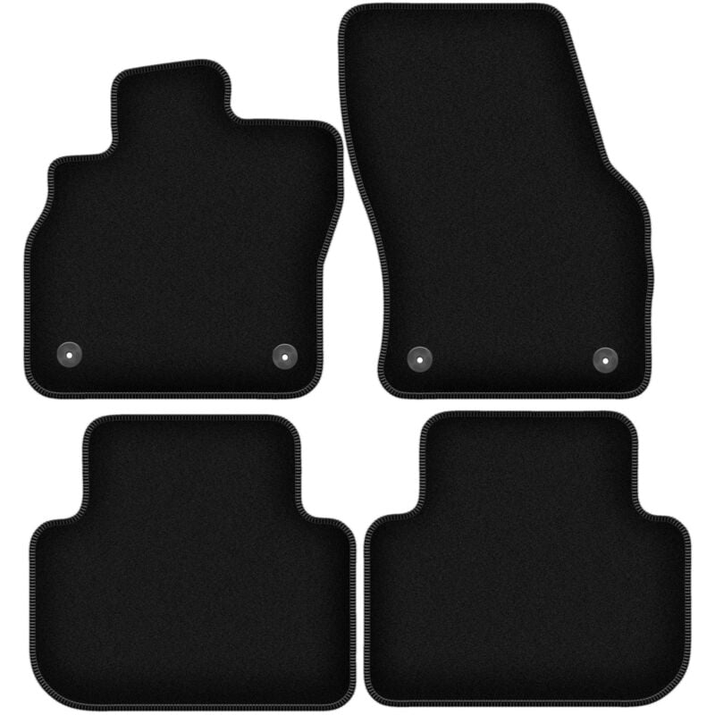 foto del prodotto tappetini basic in velluto nero per audi q3 ii f3 suv 2018 