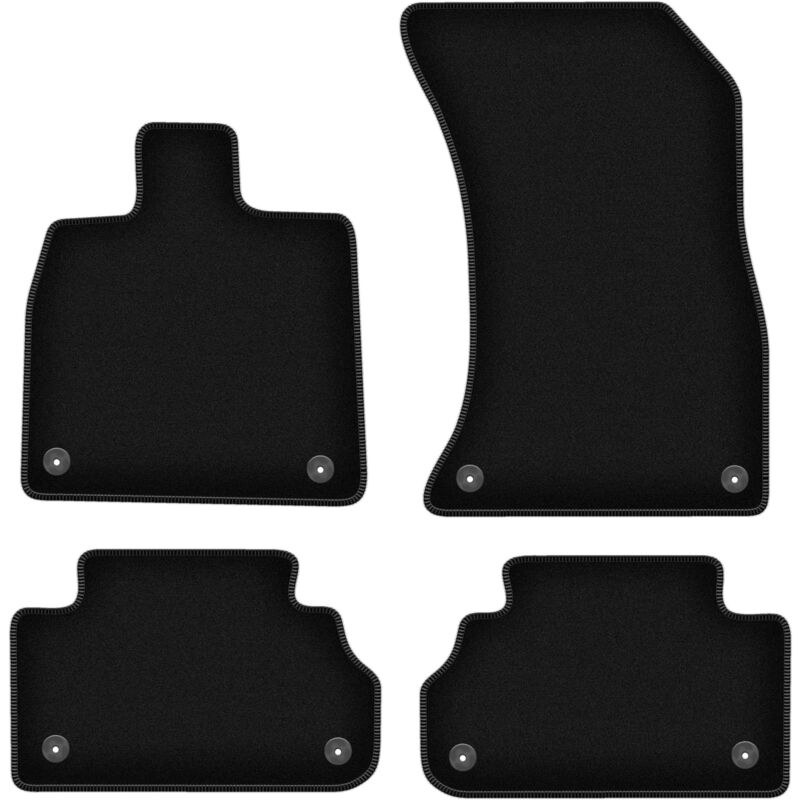 foto del prodotto tappetini basic in velluto nero per audi q5 ii fy f5 suv 2017 
