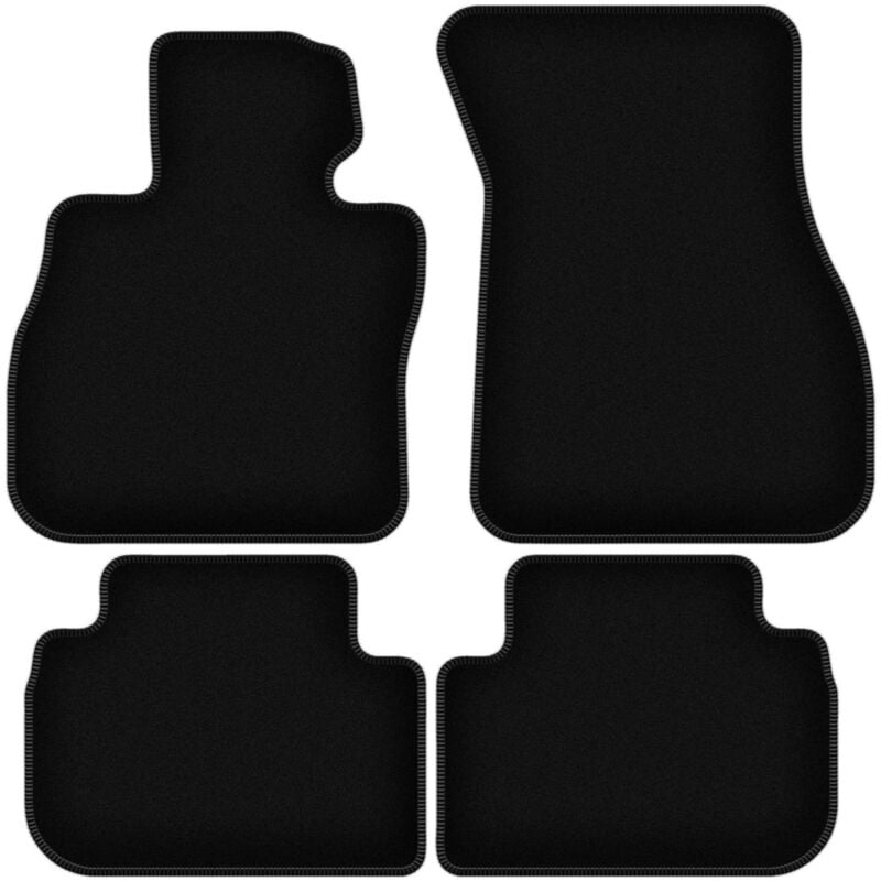 foto del prodotto tappetini basic in velluto nero per bmw 1 f40 hatchback 2019 