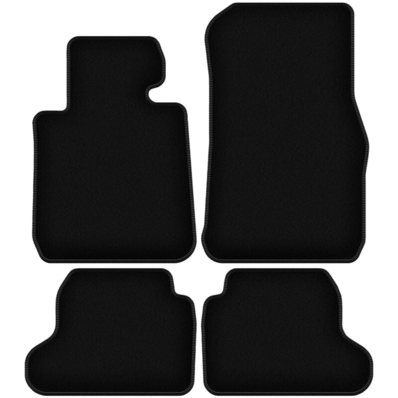 foto del prodotto tappetini basic in velluto nero per bmw 2 f22 coupe 2014 2022 