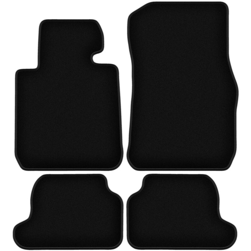 foto del prodotto tappetini basic in velluto nero per bmw 2 f23 cabrio 2014 2022 
