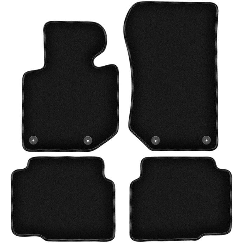 foto del prodotto tappetini basic in velluto nero per bmw 3 e36 compatta, coup , berlina, station wagon, touring 1991 2000 
