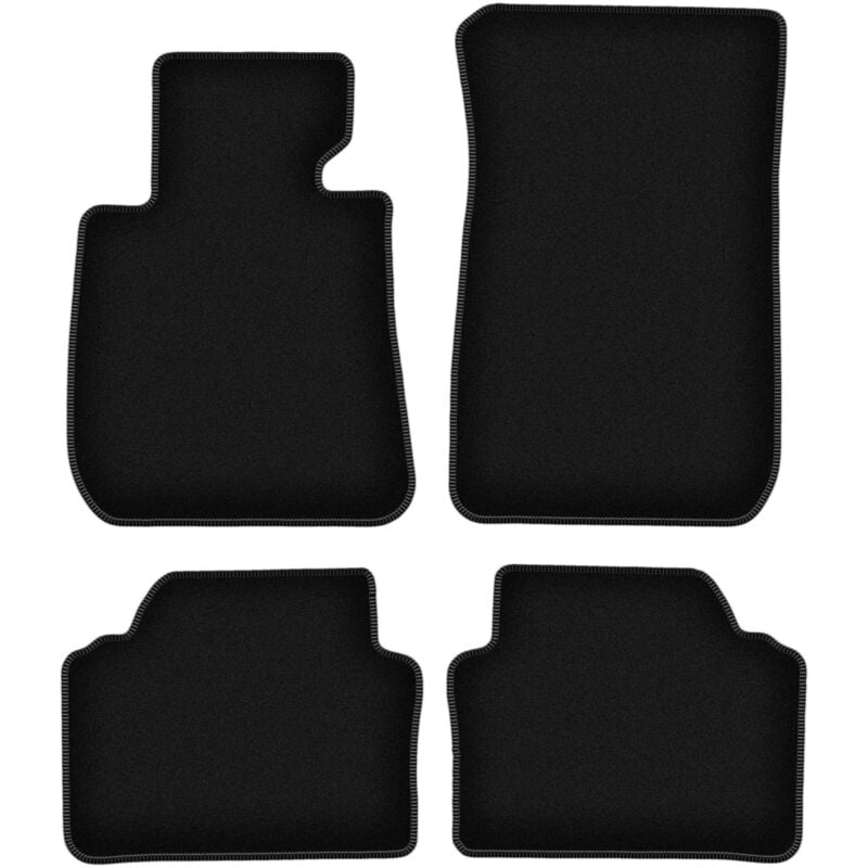foto del prodotto tappetini basic in velluto nero per bmw 3 e90 berlina 2004 2011 