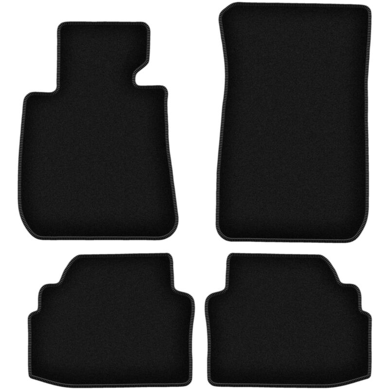 foto del prodotto tappetini basic in velluto nero per bmw 3 e92 coup 2004 2011 