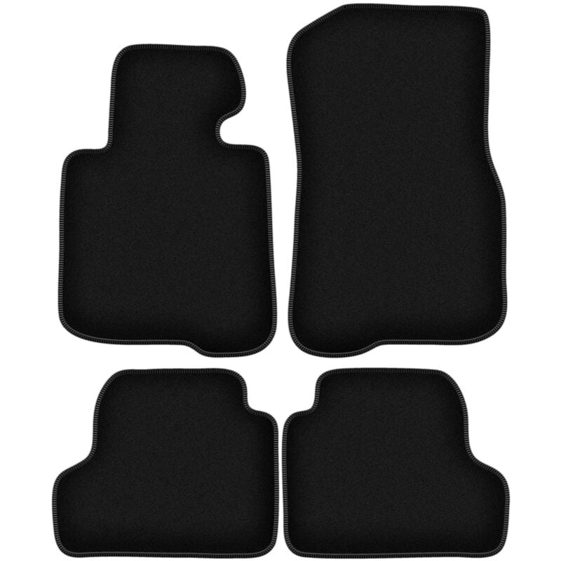 foto del prodotto tappetini basic in velluto nero per bmw 4 f32 gran coupe 2013 