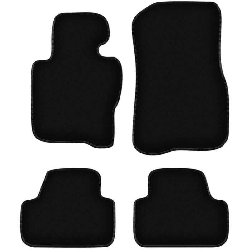 foto del prodotto tappetini basic in velluto nero per bmw 4 f33 xdrive 2013 