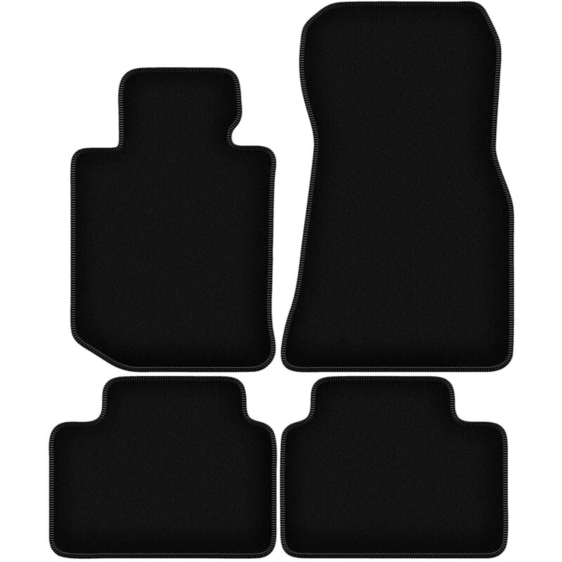 foto del prodotto tappetini basic in velluto nero per bmw 4 g26 gran coupe 2021 2022 
