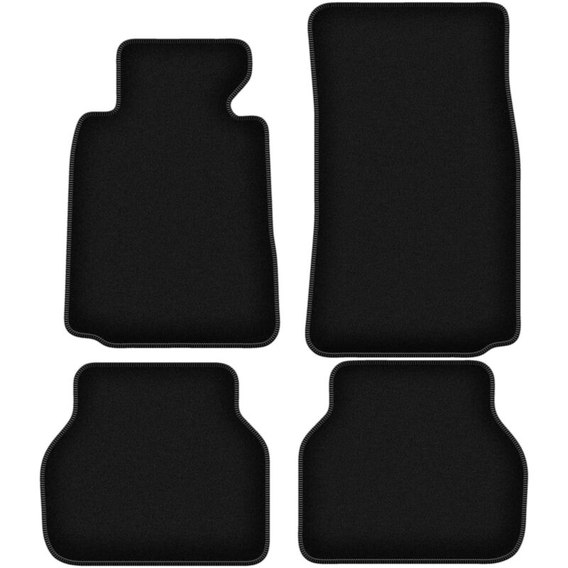 foto del prodotto tappetini basic in velluto nero per bmw 5 e39 berlina, station wagon, touring 1996 2004 