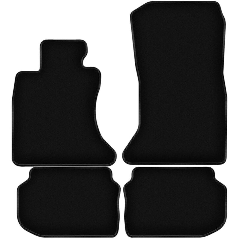 foto del prodotto tappetini basic in velluto nero per bmw 5 f11 xdrive station wagon, touring 2010 2013 