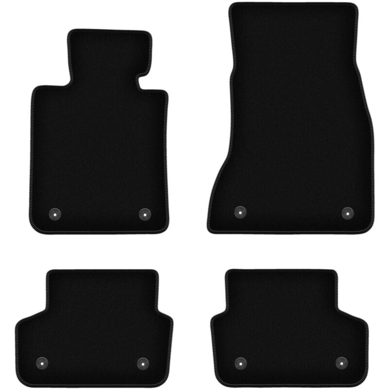 foto del prodotto tappetini basic in velluto nero per bmw 5 g30 berlina 2017 