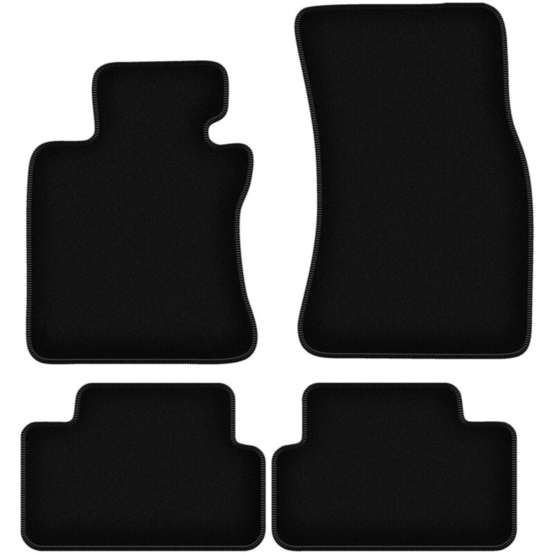 foto del prodotto tappetini basic in velluto nero per bmw 6 e64 cabriolet 2003 2010 