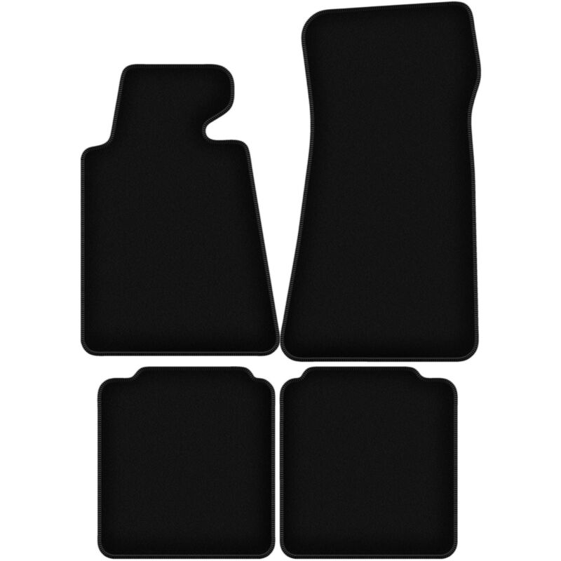 foto del prodotto tappetini basic in velluto nero per bmw 7 e32 long 1986 1994 